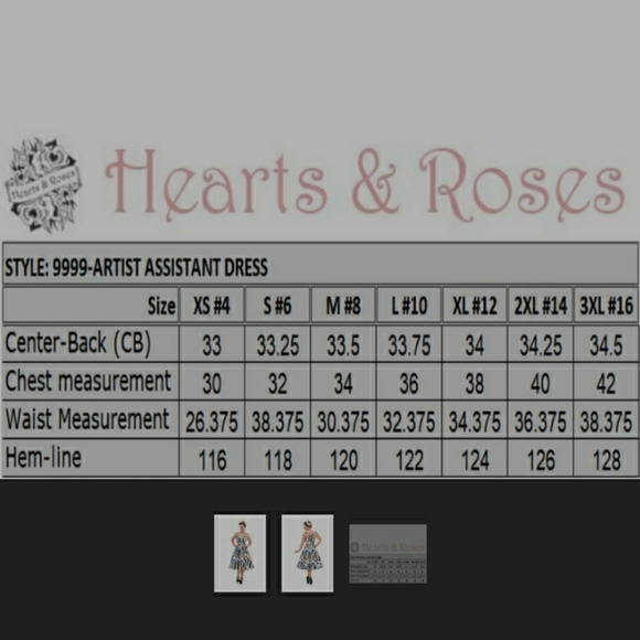 NWT Hearts & Roses Brushstroke with Destiny Dress - Picture 3 of 5